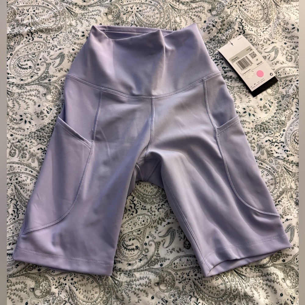 Nike Women's Light Purple Bike Shorts